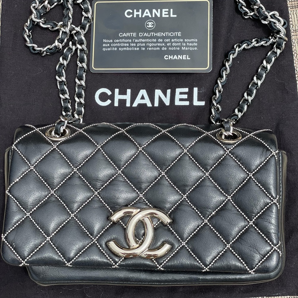 Chanel black crossbody bag